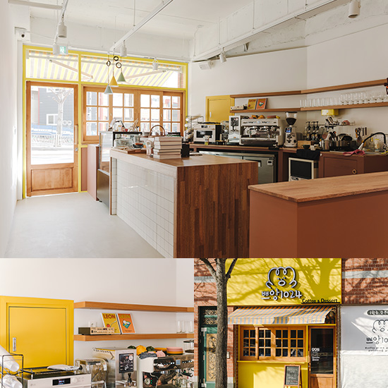 黄色亮点可爱风，20 平米甜品咖啡厅设计成本-1