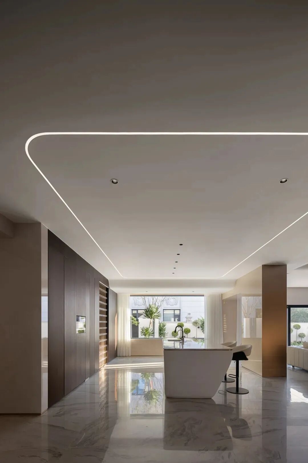 世茂摩天城1500㎡极简豪宅丨中国泉州丨磐之石设计（厦门）-18