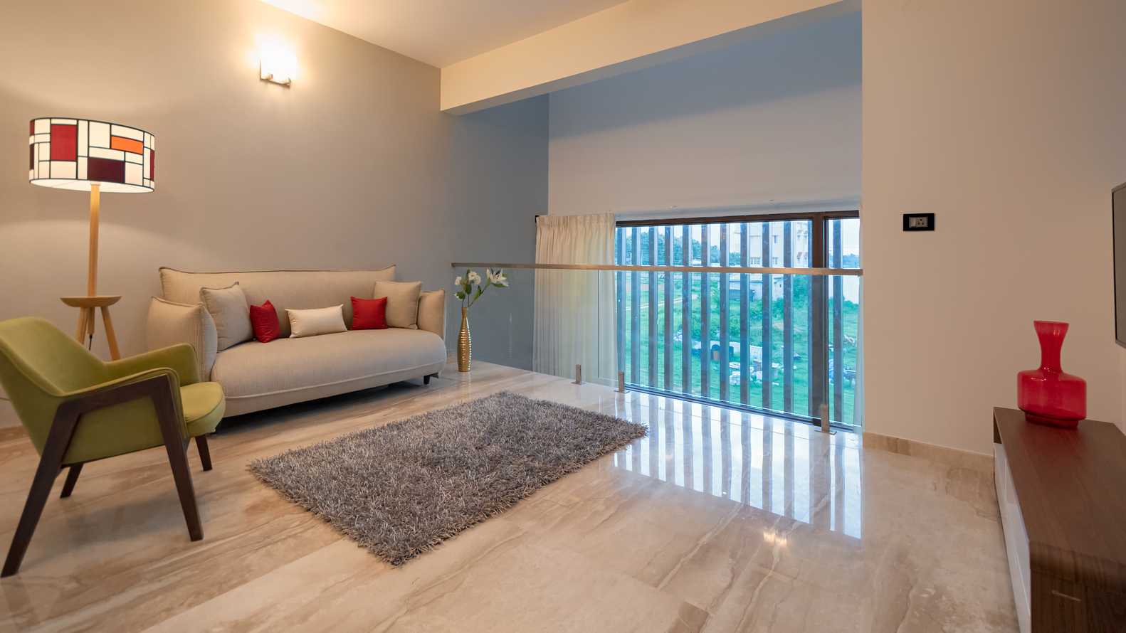 折叠空间的艺术 | 印度传统家庭的现代奢华之家-30