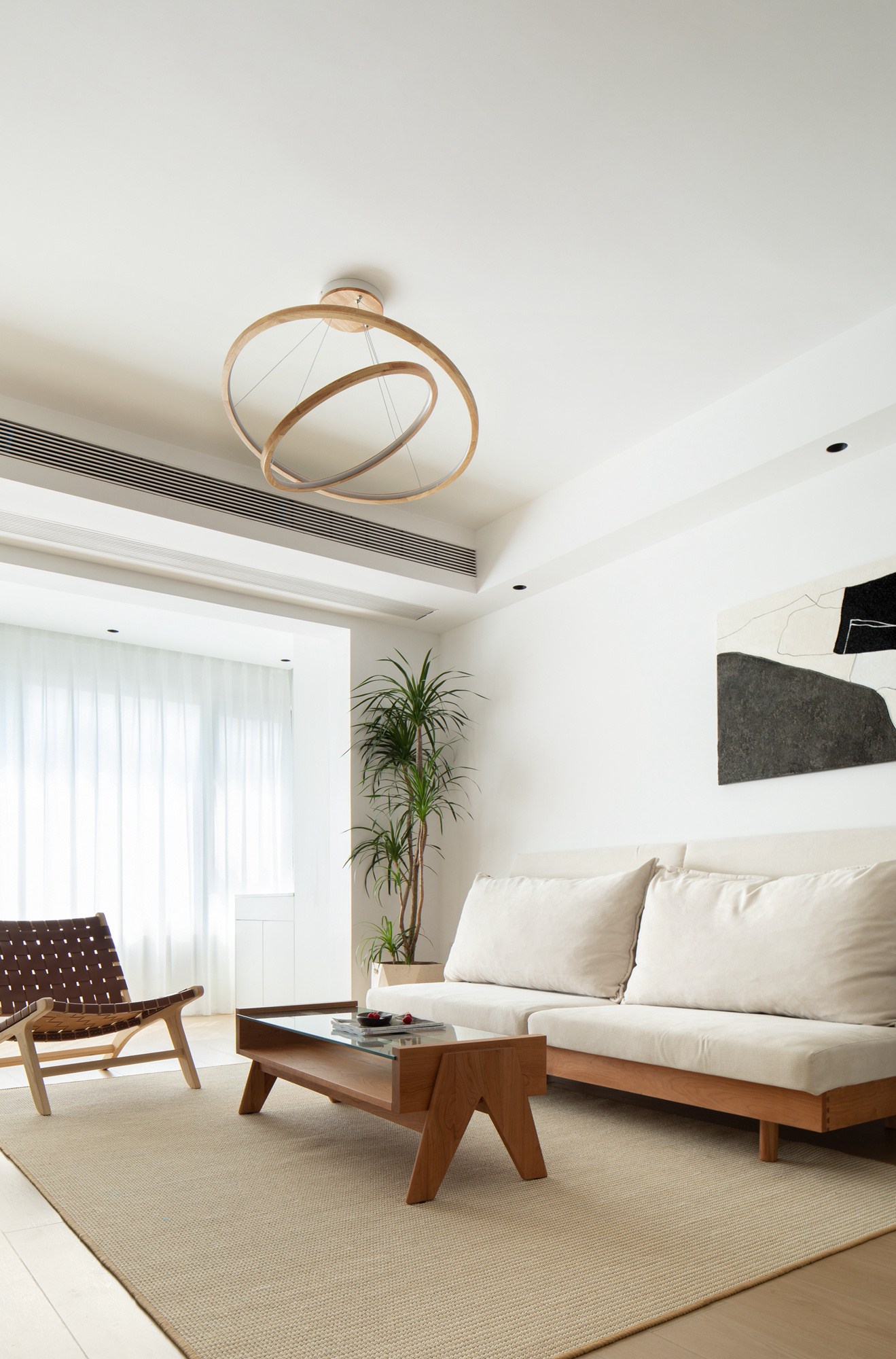 原木色+大白墙，打造简单温馨的住宅。-9