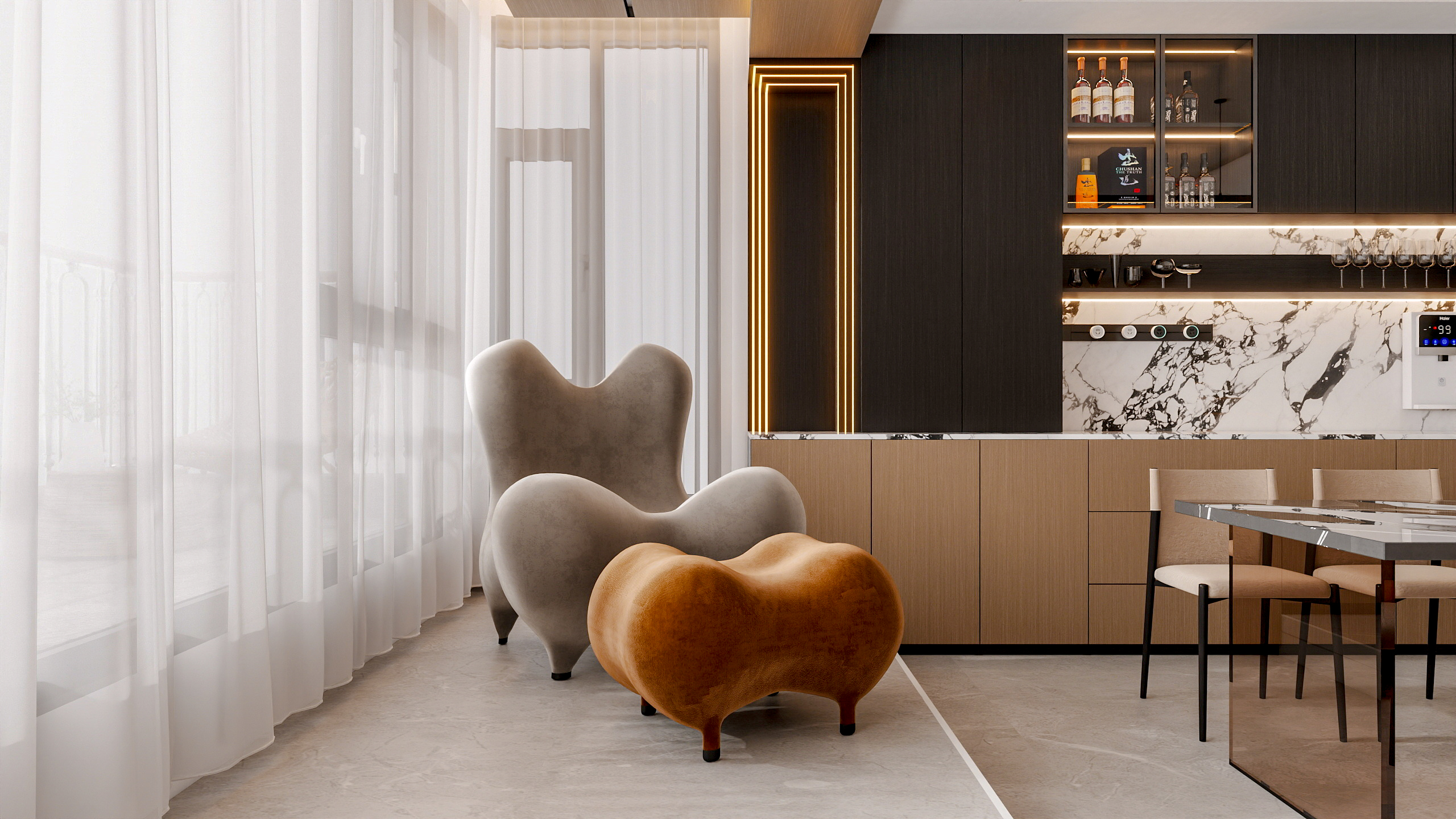 四川成都郫都春屿溪岸（295平方意式极简四居室）-26