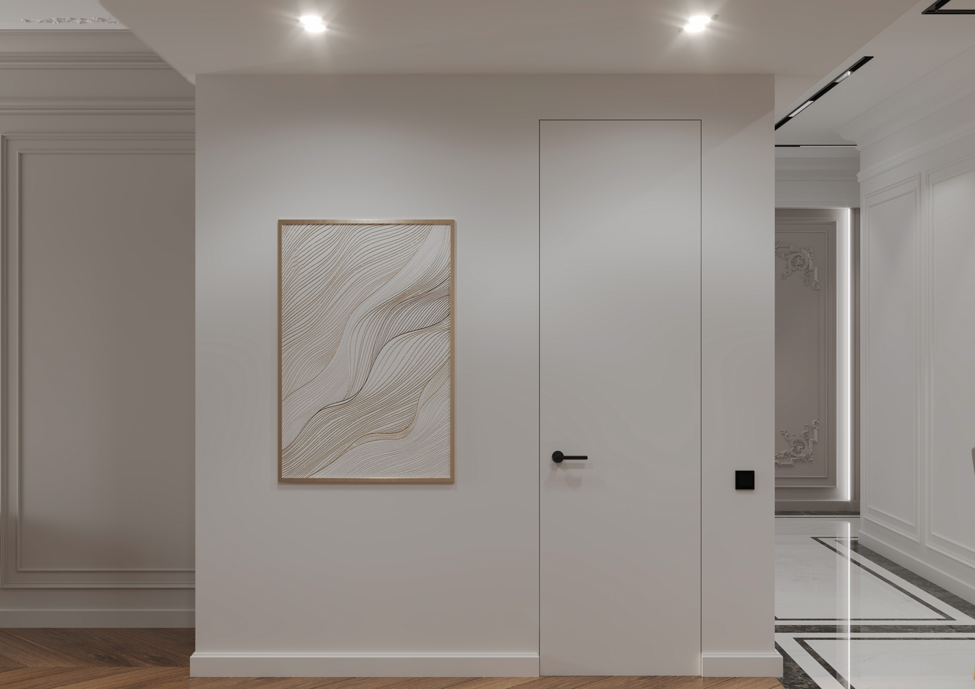 Neoclassic apartment design-24