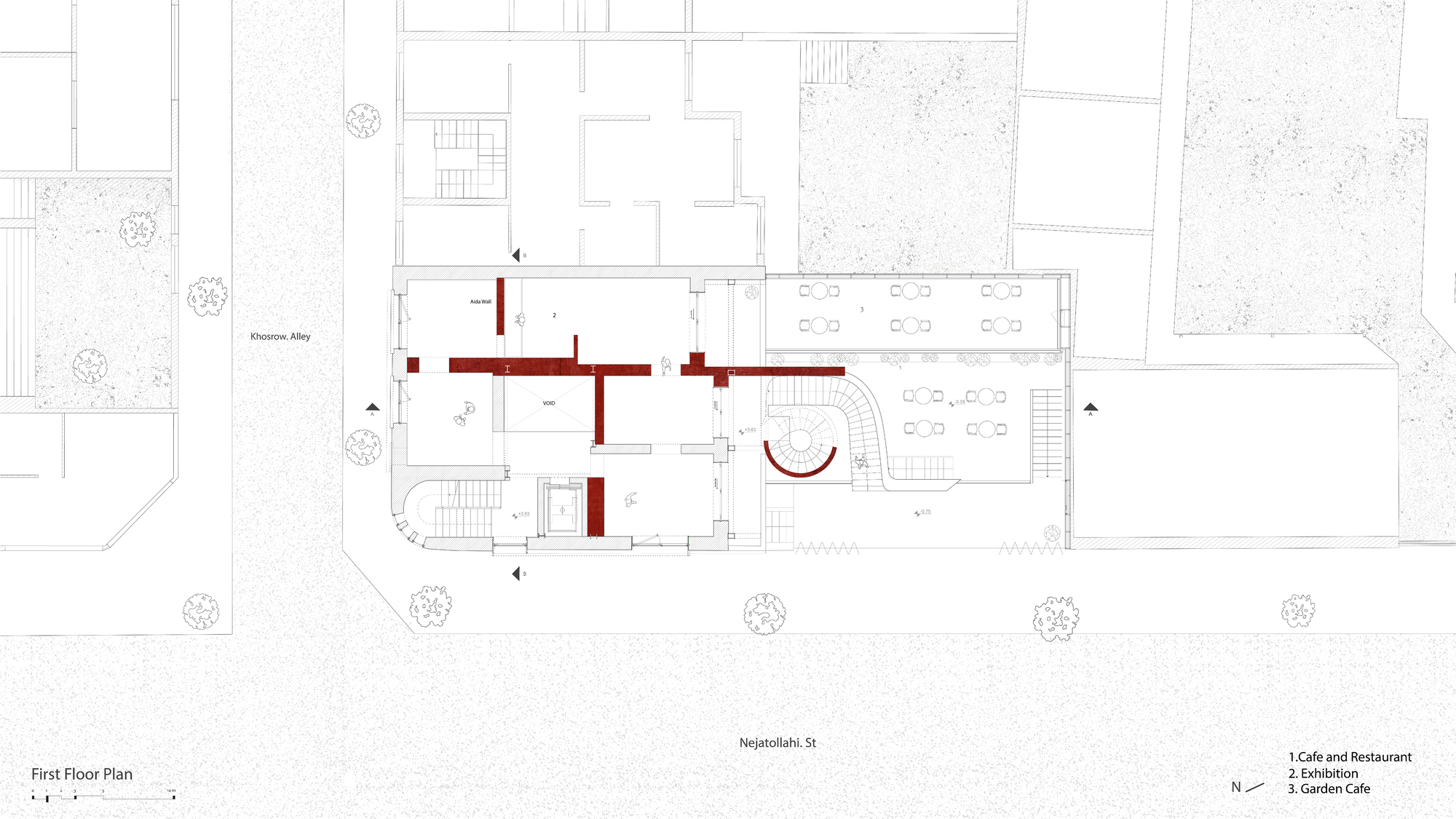 诗人之家丨伊朗德黑兰丨NextOffice–Alireza Taghaboni-19