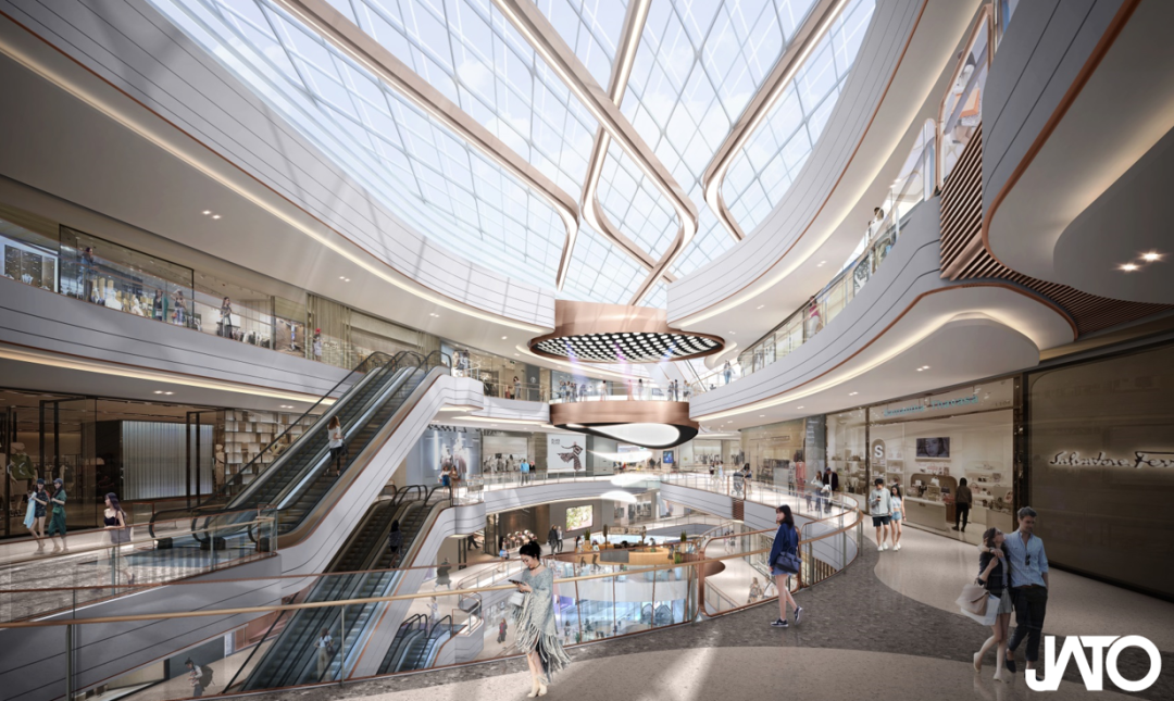 武汉杨春湖高铁商务区华侨城欢乐天际,室内设计打造欢乐商业目的地-17