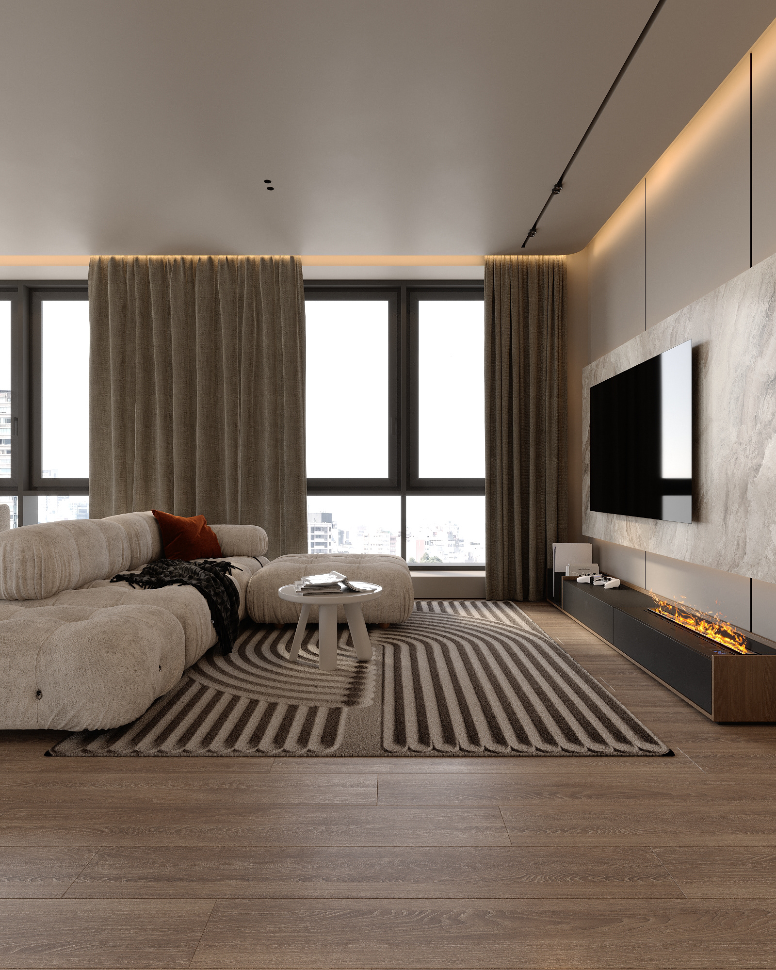 现代风格大型舒适公寓丨乌克兰丨Bodes studio-24