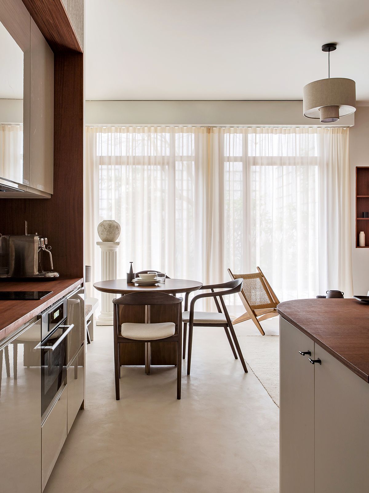 巴黎30平米Japandi风格带露台迷你公寓改造丨法国巴黎丨建筑师Hélène Lacombe-16