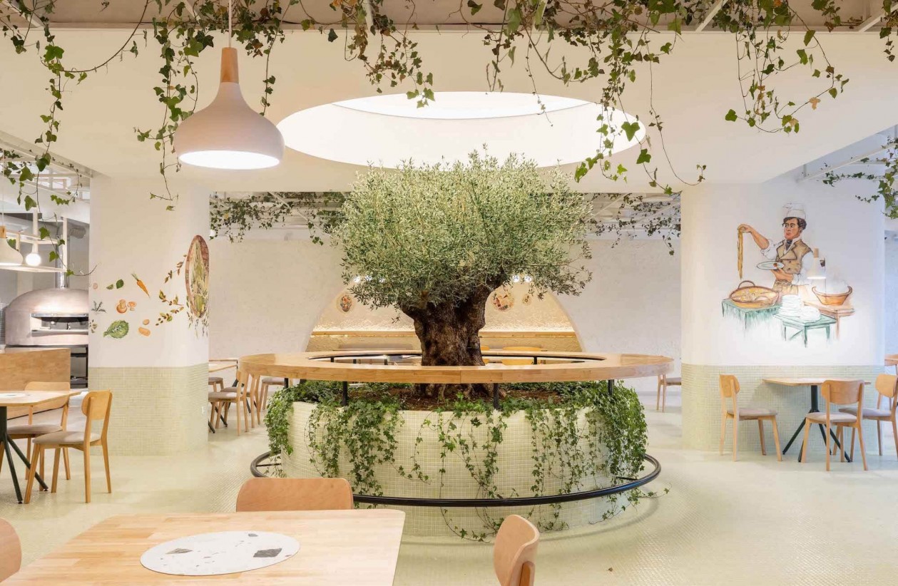 意大利餐厅设计 既舒适又有生活的乐趣-1