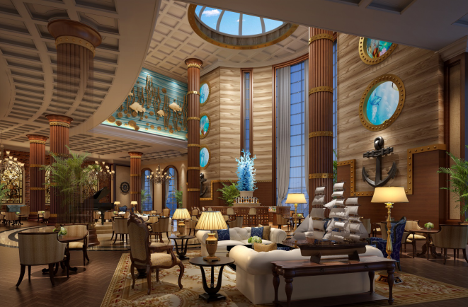 海南恒大海花岛欧式城堡酒店丨中国海南丨瀚雅设计-10