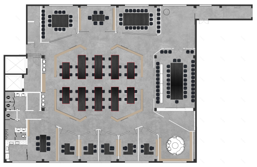 壹同创意打造明道照明工业风办公室-34