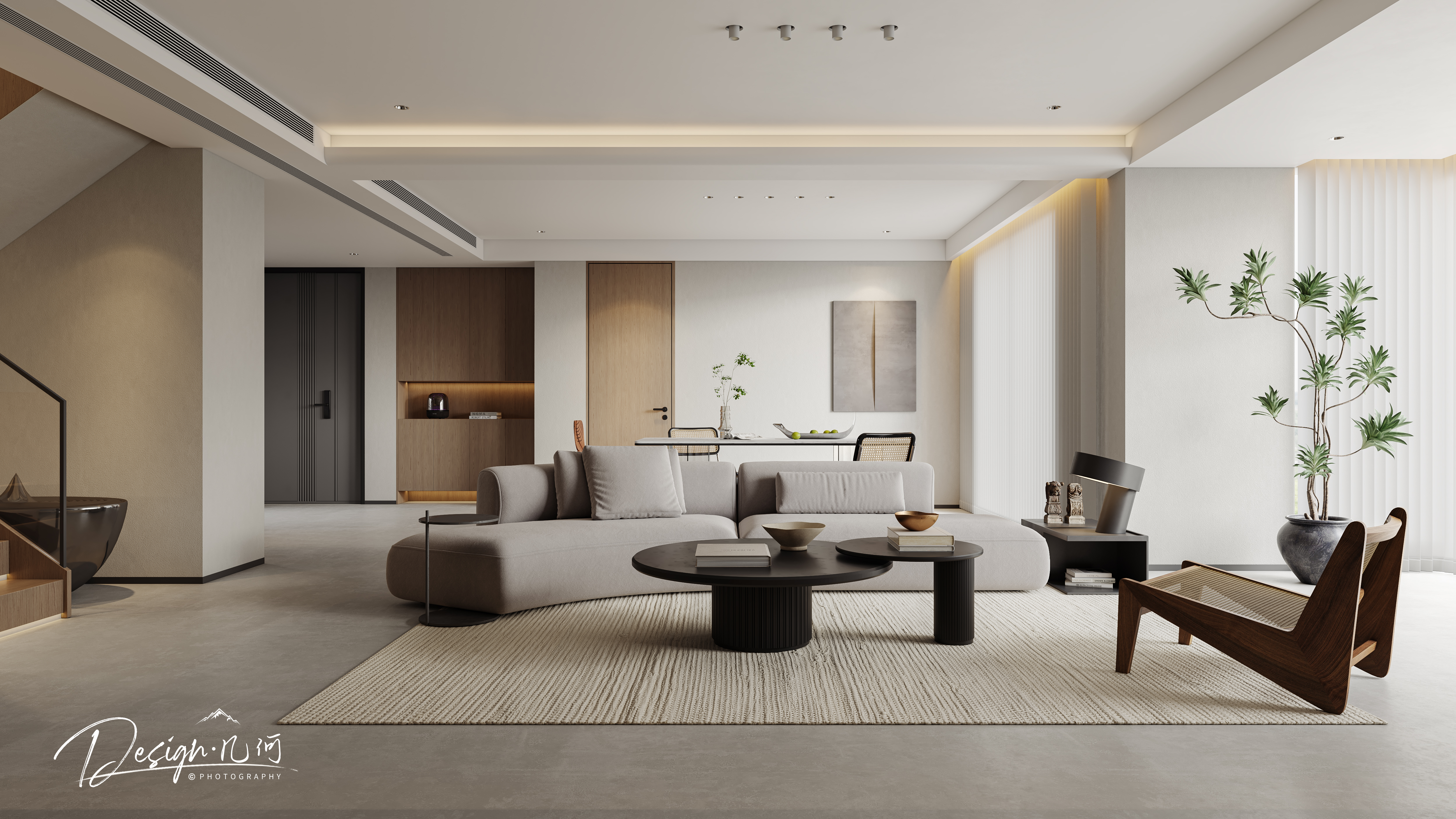 几何空间视觉表现 | 壹号府邸侘寂风-0