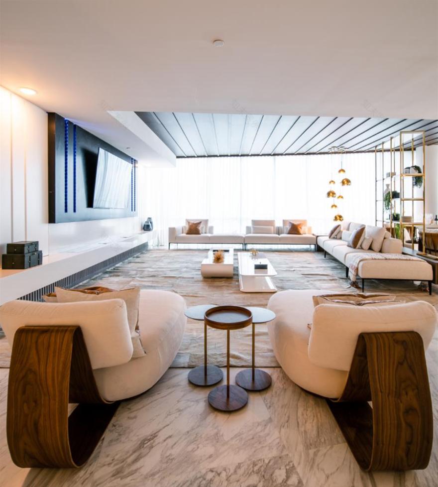 美式现代公寓设计,Flavia Gueiros 的 Penthouse 作品-4