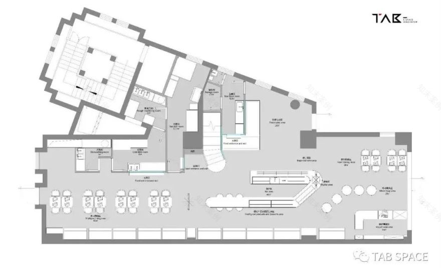 JOIEYU 美食空间丨中国北京丨TAB SPACE-7