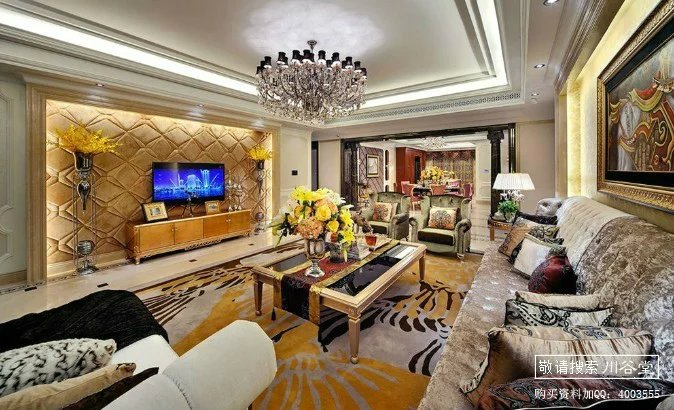 【世拓装饰推荐欣赏】      红鼎天下样板间设计-7