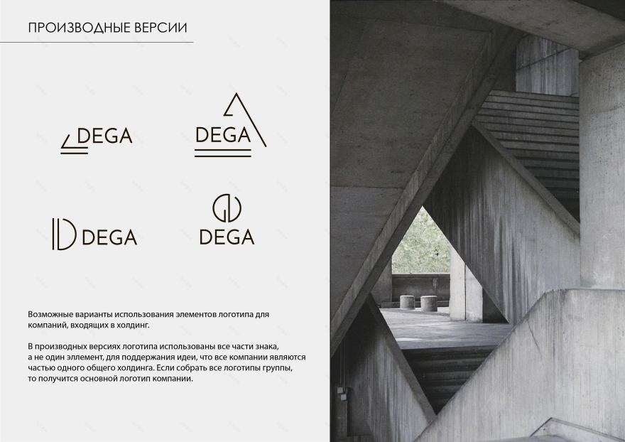 DEGA 集团公司标志设计-18