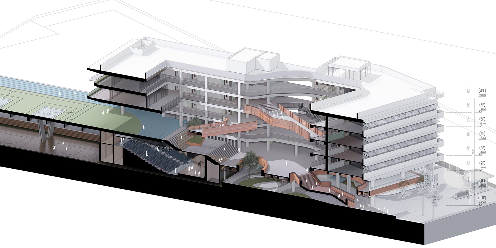 星河学校丨中国深圳丨畎亩建筑（方案）,中国建筑科学研究院（施工图）-30