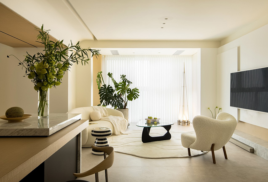 杭州奶油原木风私宅丨中国杭州丨辰佑设计-4