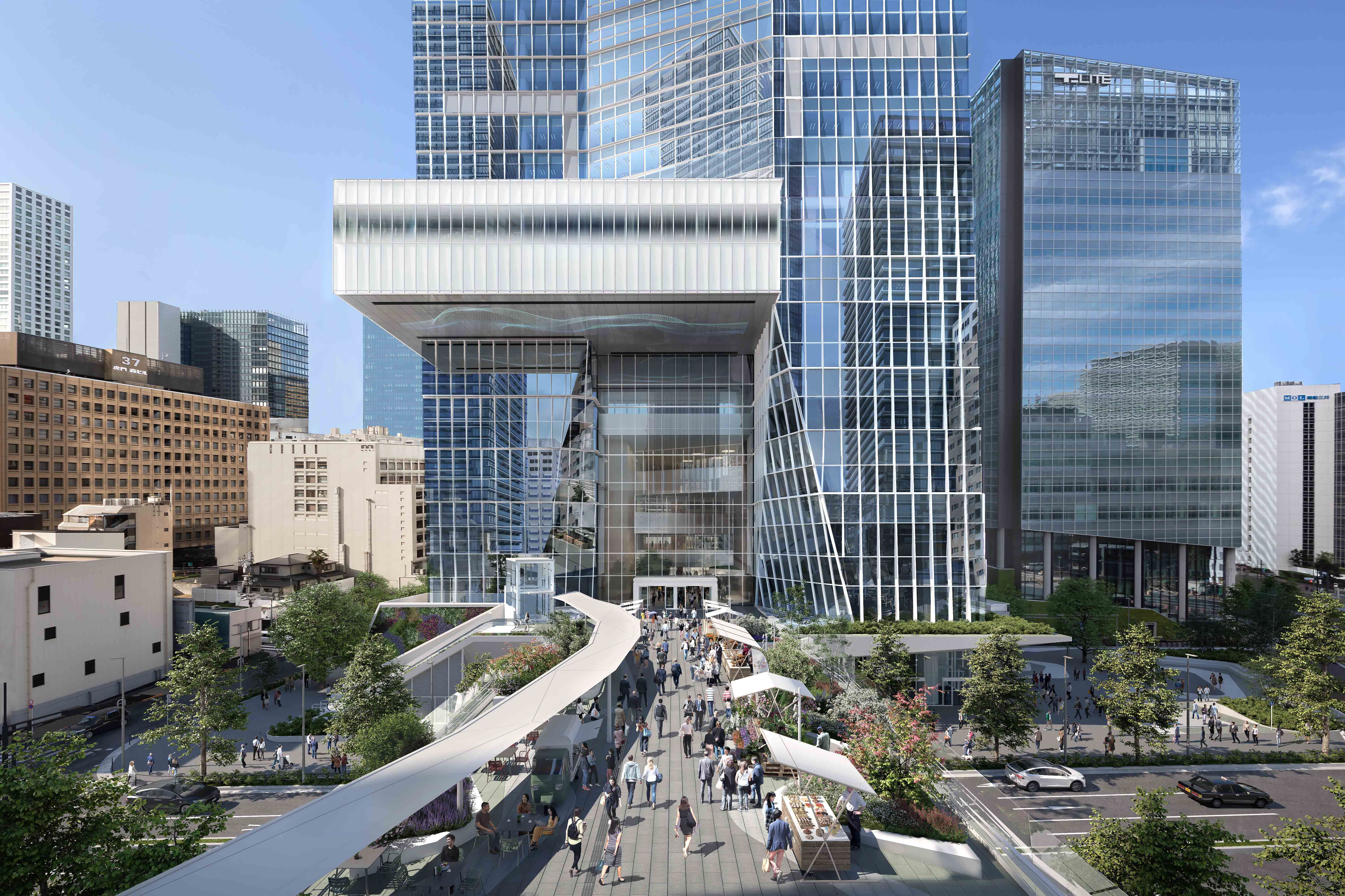 东京混用建筑新地标 · Toranomon Hills Station Tower-9