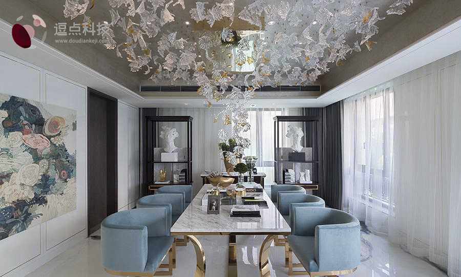 翠湖天地样板间 | 意大利艺术树脂漆打造精致空间-6