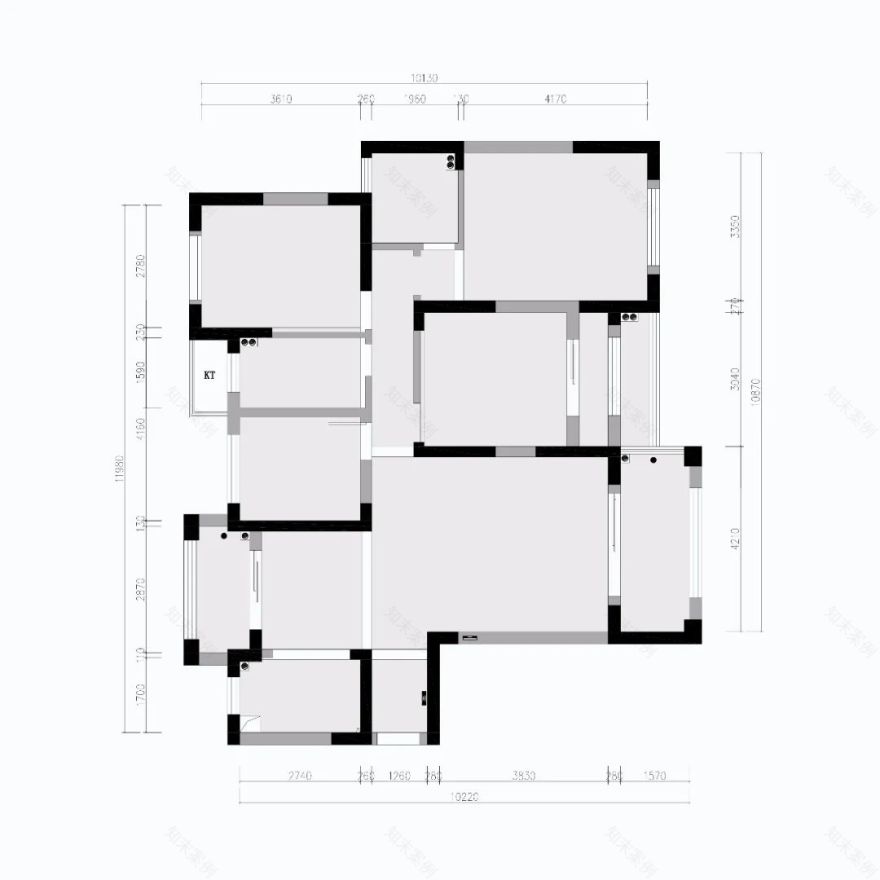 阳光丽城 120 平米后现代住宅,高级灰与亮橙色的视觉冲击-36