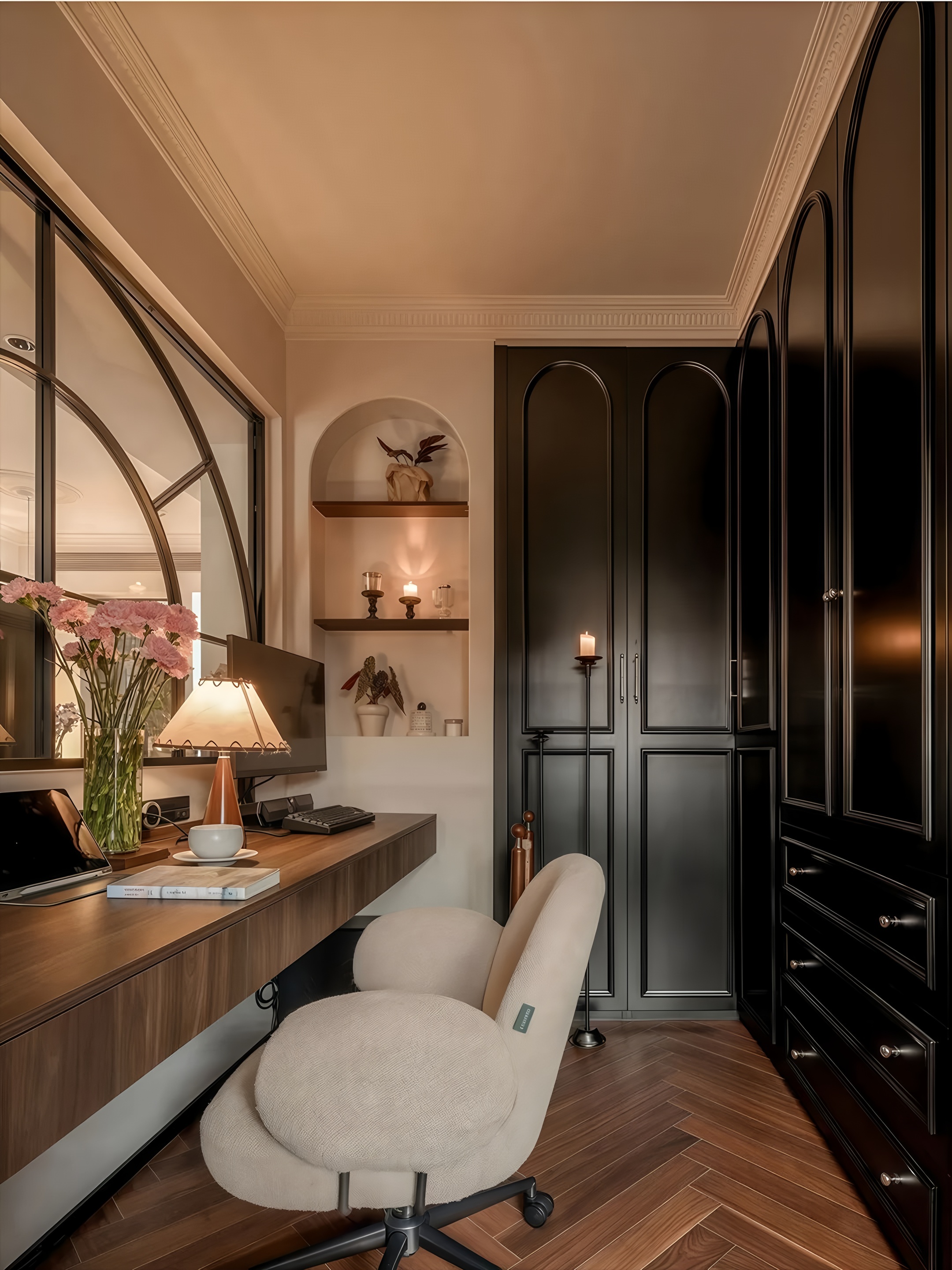 深圳两套法式复古风住宅设计丨中国深圳丨三生一宅-57