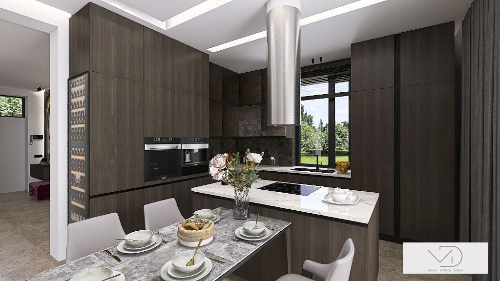 Residential home interiors. Dnipro, Ukraine.-11