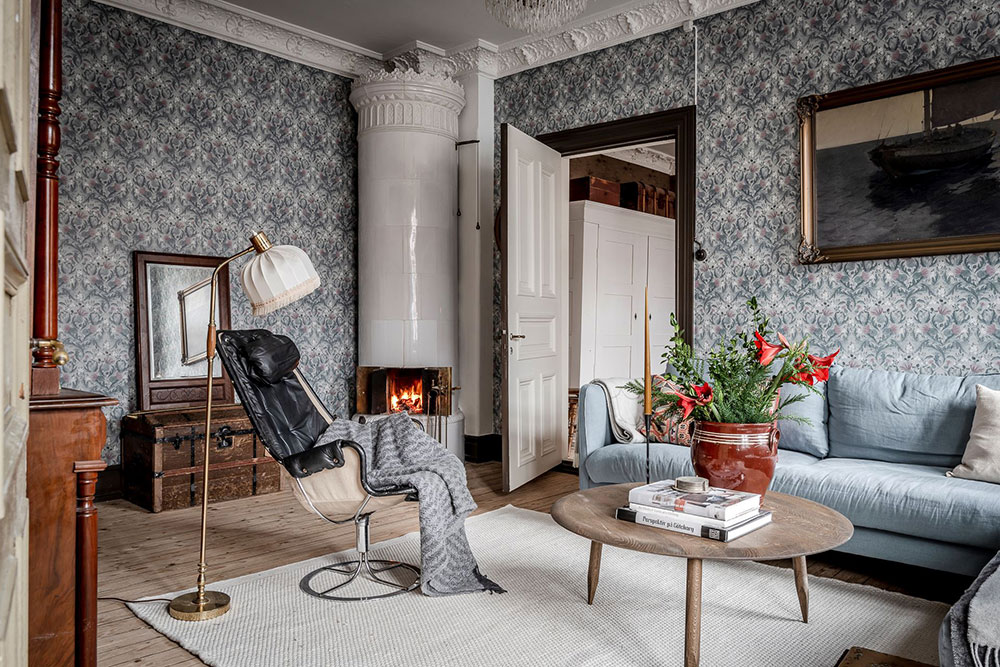 复古瑞典公寓,时光之旅的魅力住所-23