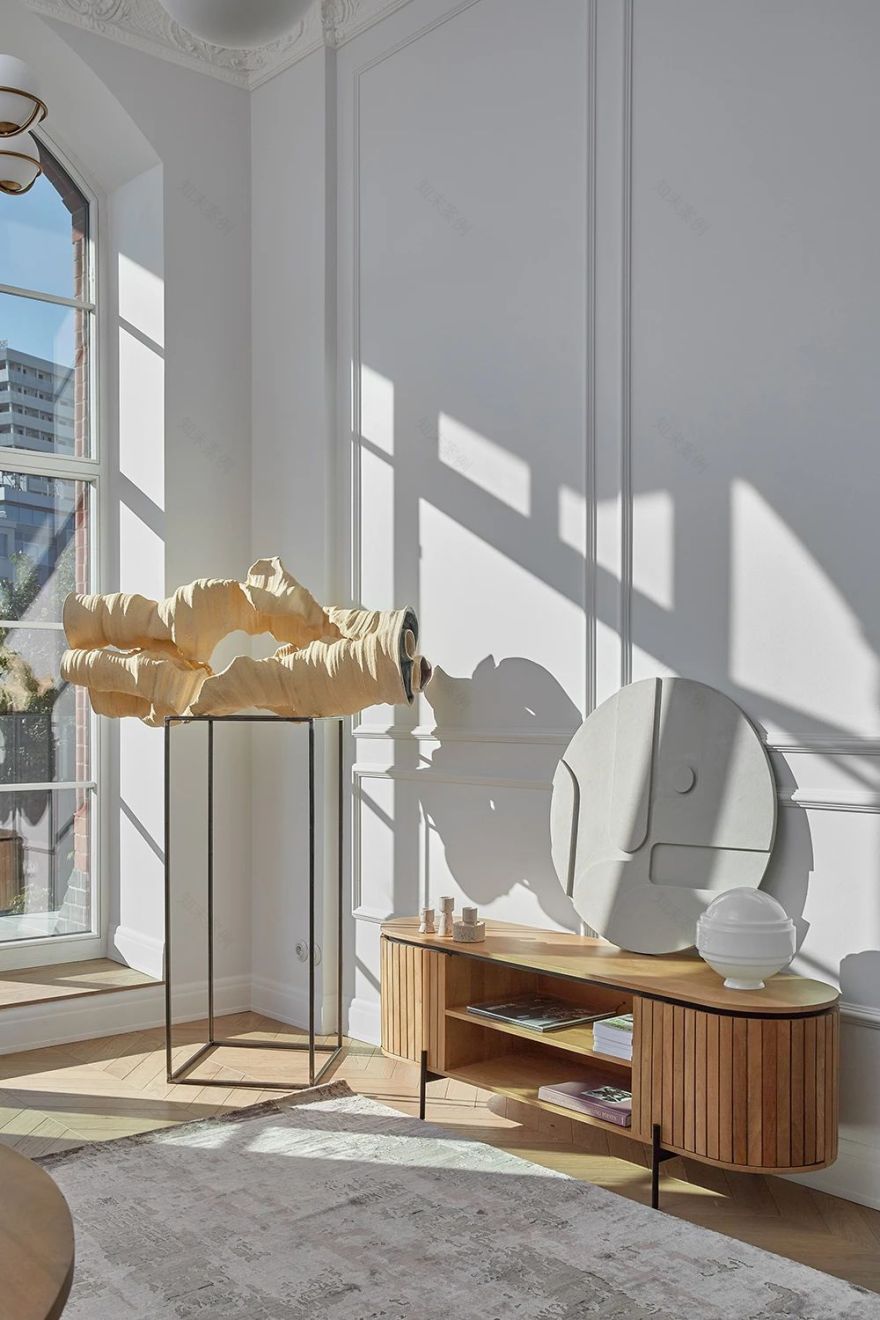 新作 Loft Factory Studio,母女俩的70㎡绝美小窝,高级感爆棚!-6