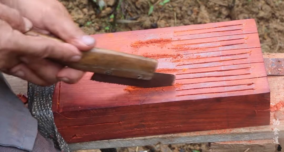 农村大爷的木艺世界 | 不用一颗钉子,打造 2500 年前鲁班凳-105