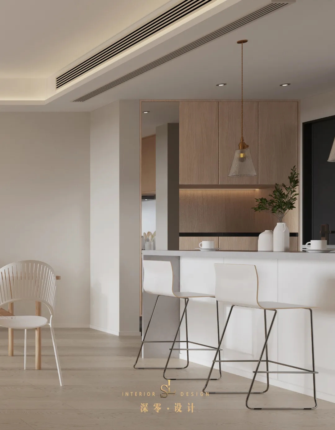 韩式简约 160㎡复式 | LDK 布局++ 超大主卧套间,浪漫实用兼得!-18