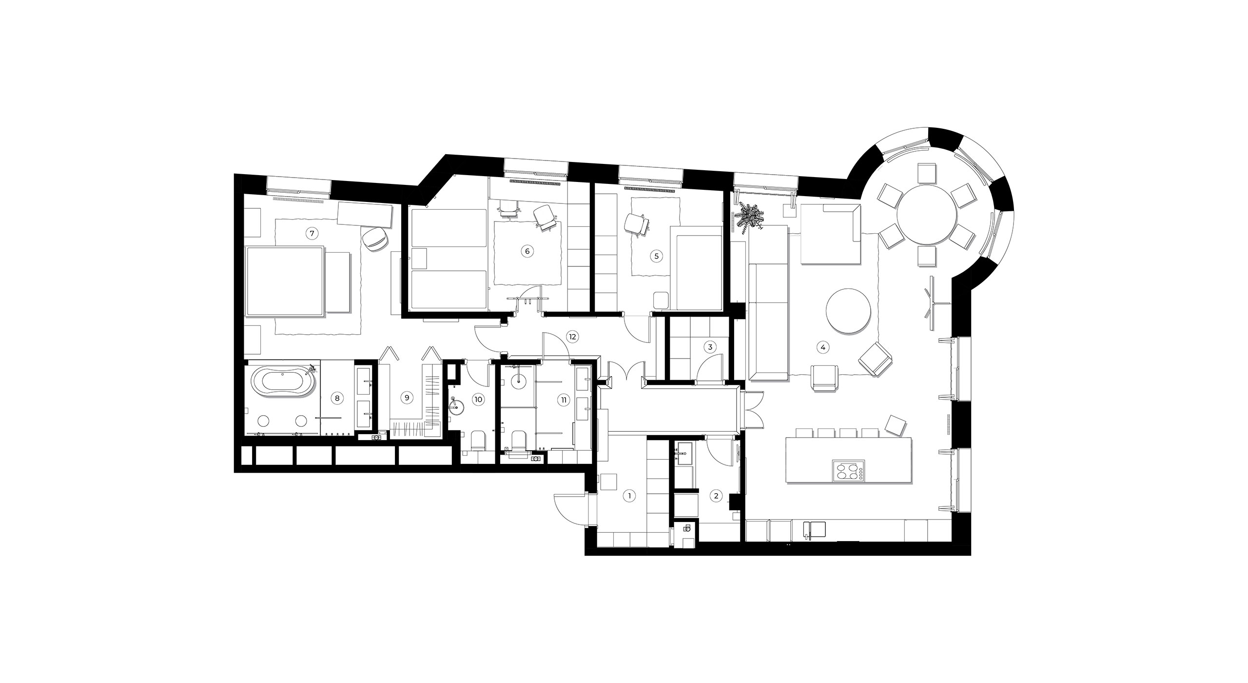 艺术视角·公寓丨俄罗斯圣彼得堡-12