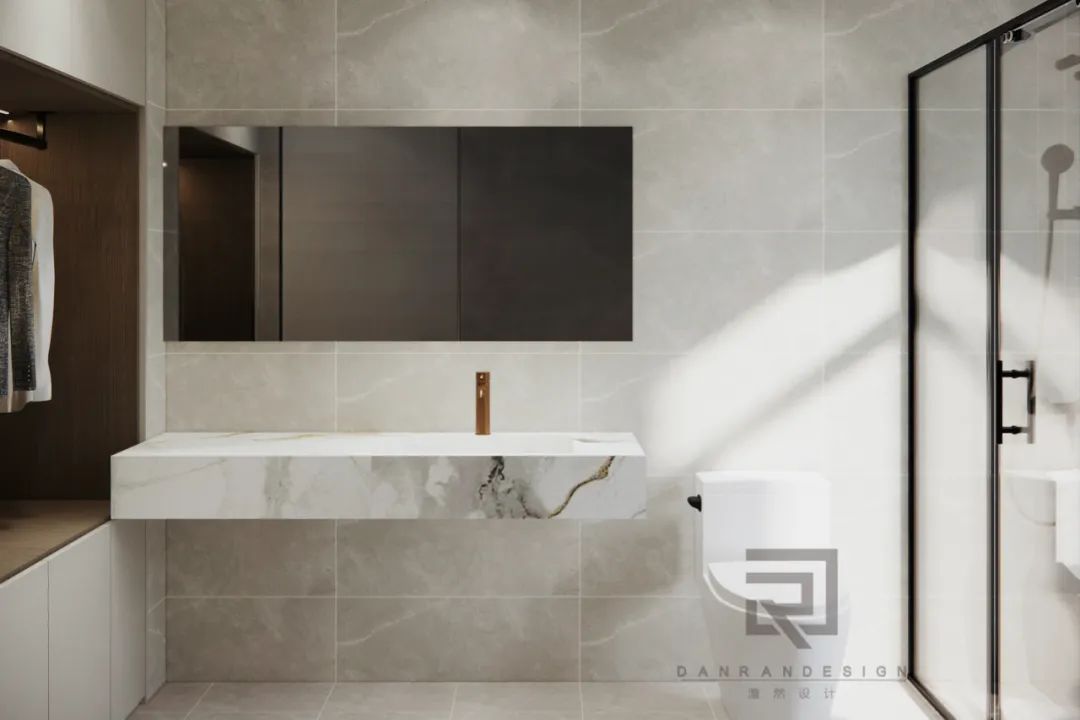 嘉陵江天 · 220㎡天际大平层的阔景设计与生活品味丨中国渝北丨澹然团队,橙色软装-78