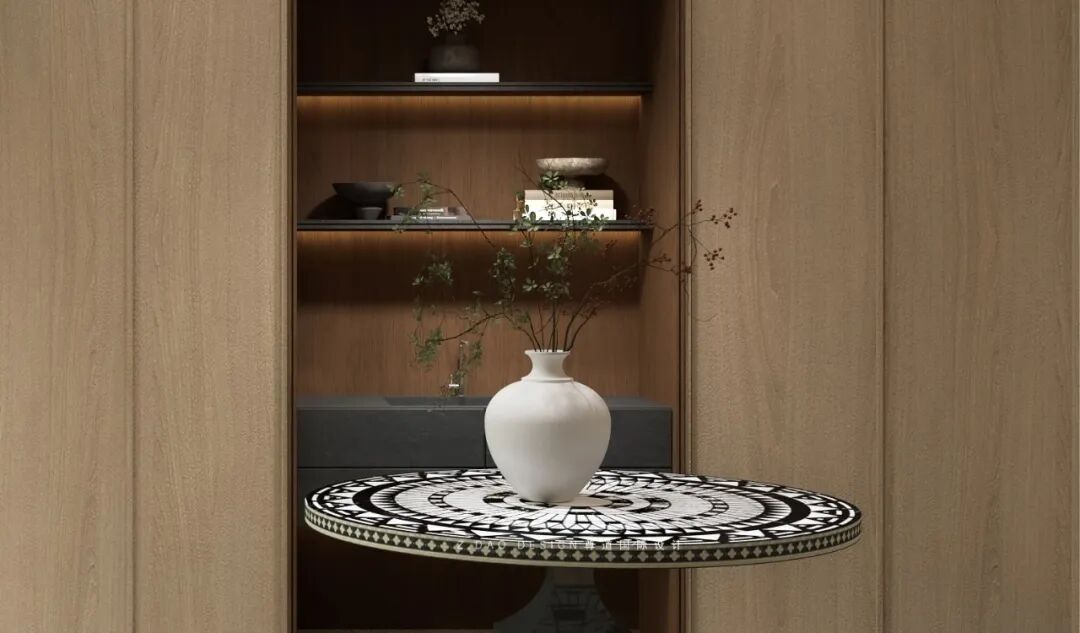 尊道新作|合肥『文一·塘溪津门』1000㎡折衷主义别墅，专治豪宅审美疲劳。-57