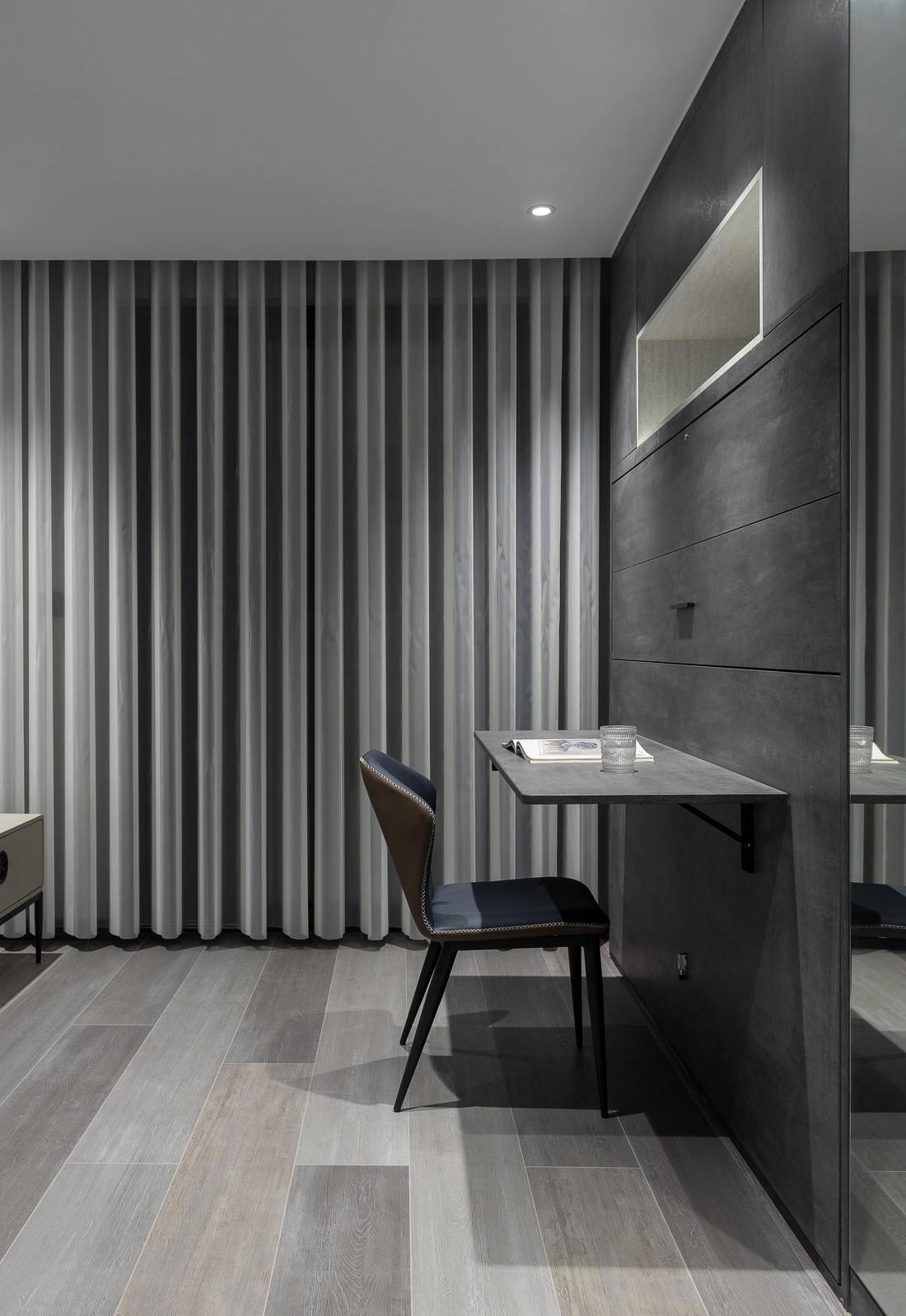 雷刚室内设计师丨平层丨暗曲-13