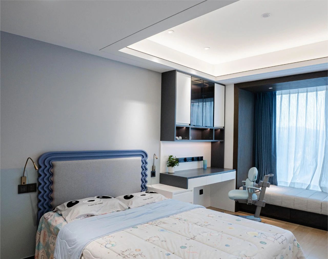 宇文长凝的 330㎡静谧之家丨温馨工作室-45