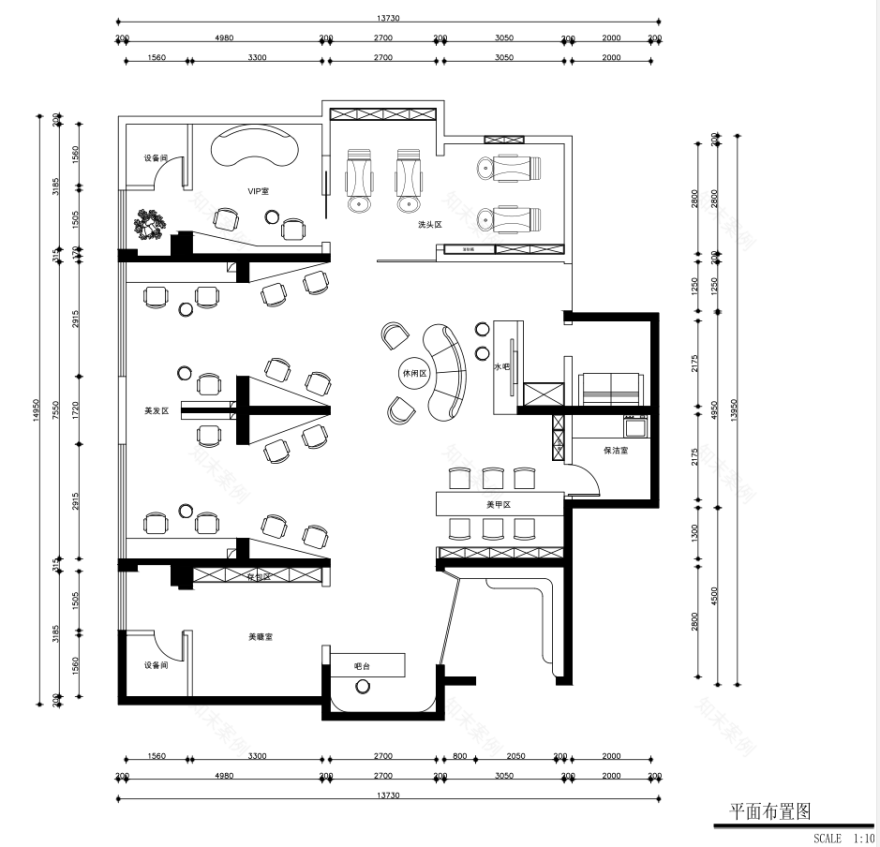颜值在线·AT v+美发沙龙 | 现代简约设计引领美业新潮流-14
