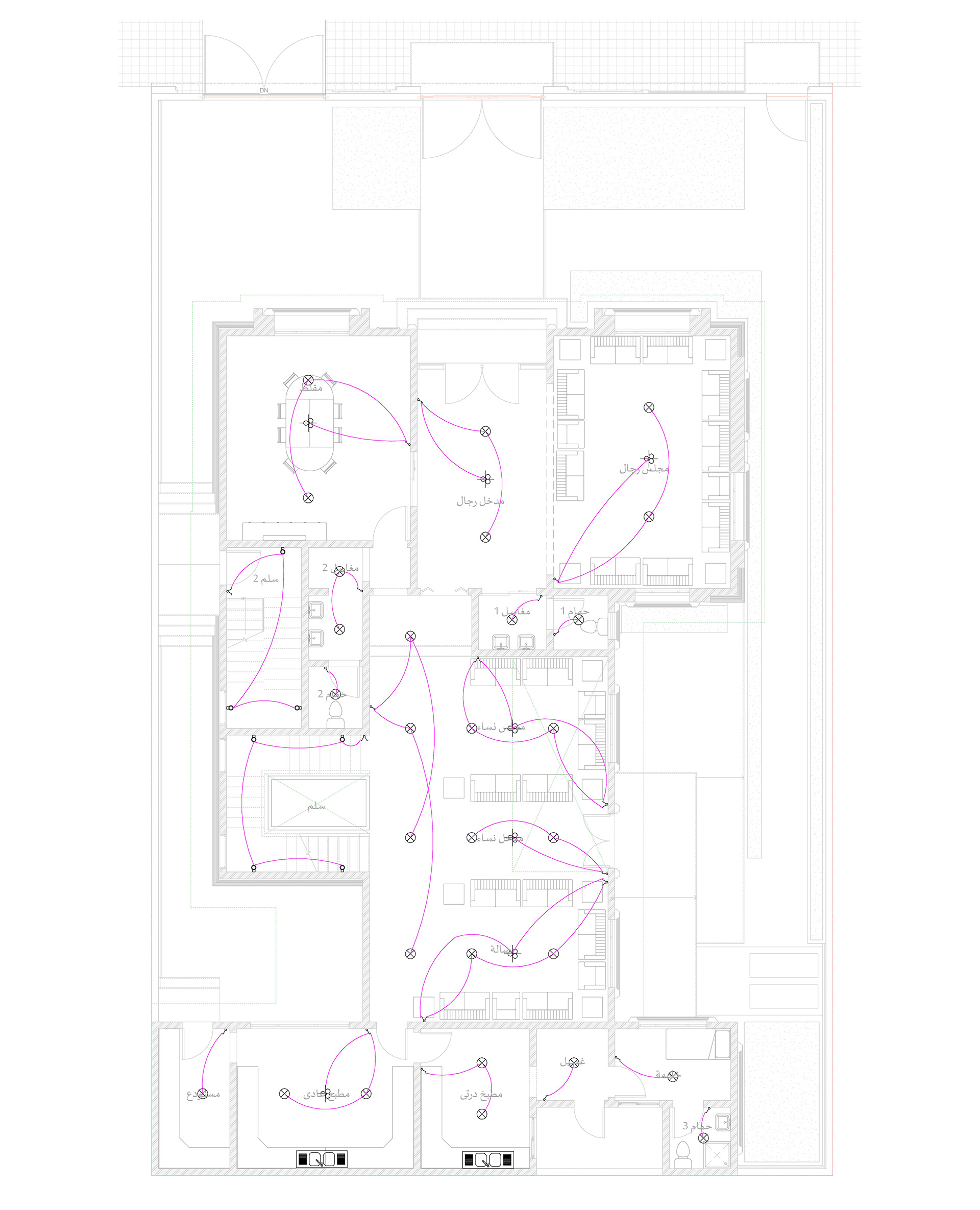 M·K· Classic Villa 室内外设计丨沙特阿拉伯丨Bariq Consultants-28