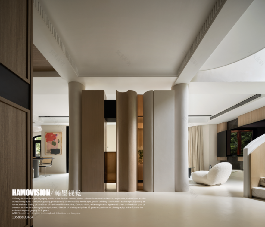 上海独栋别墅·叶淼 · 时尚博主的艺术奶油之家丨中国上海丨原壹空间设计-28