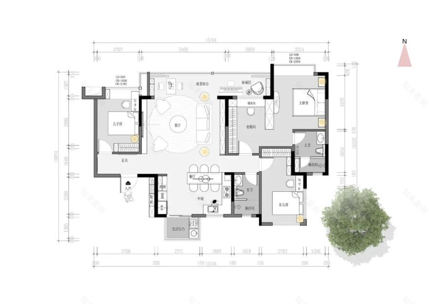 永恒温馨的现代家居设计·高雅丨中国柳州丨CC DESIGN-34