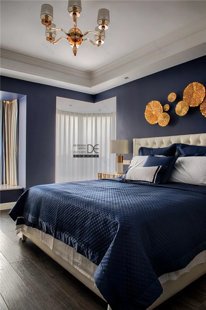 134m²轻奢主义·棕榈泉国际花园 DE设计事务所-31