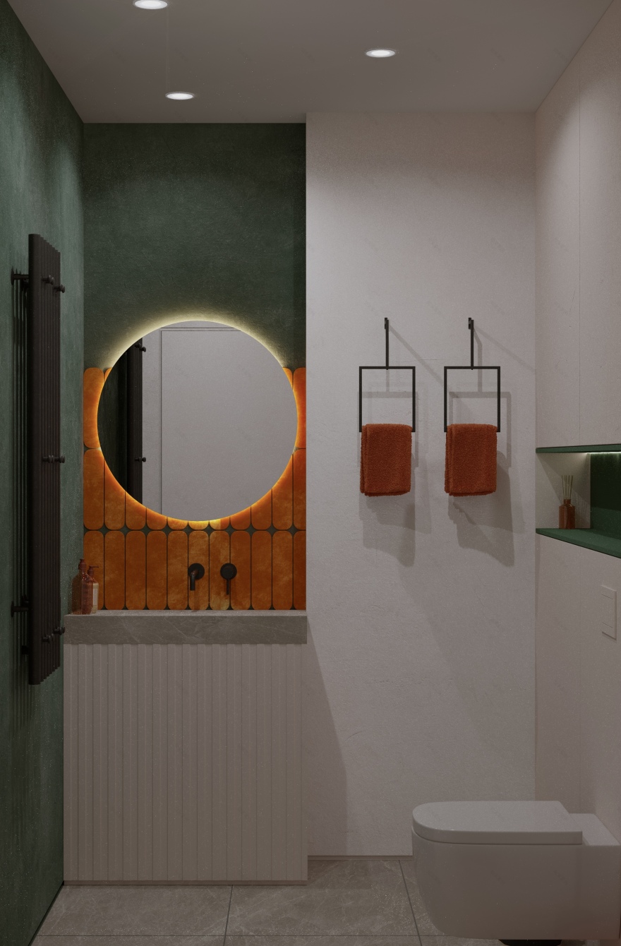 年轻情侣公寓设计项目丨乌克兰基辅丨Diana Chehaieva-42