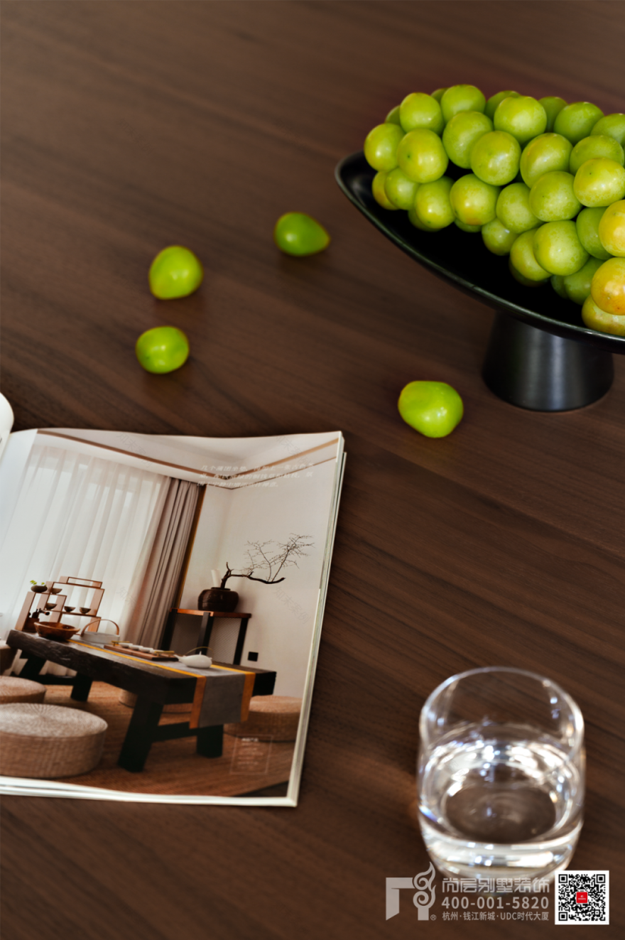 500㎡富春壹号院·木影流光·自然叙事的现代“剪影”别墅丨杭州尚层装饰-45