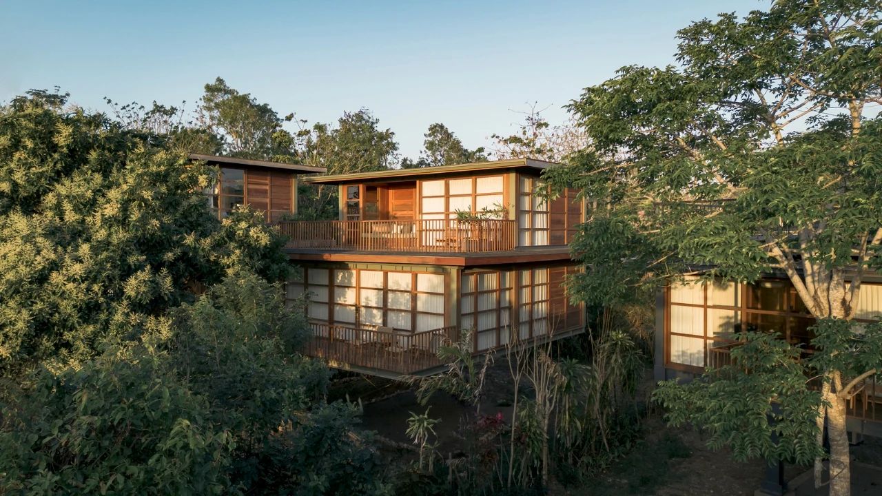 巴厘岛乌鲁瓦图树屋别墅丨印度丨Stilt Studios-20