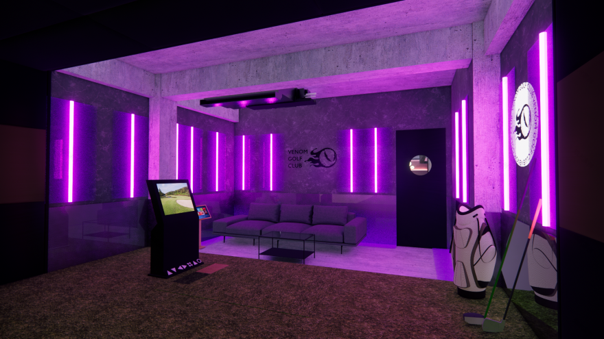 室内高尔夫球场·室内设计-9