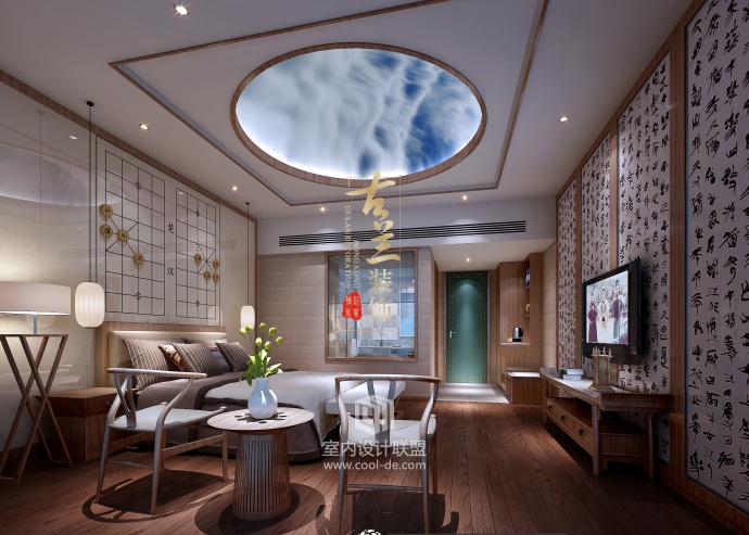 松桃精品商务酒店——广元酒店装修设计-8