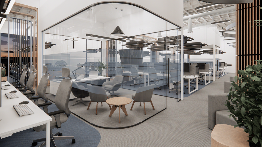 联合办公,Modern-Industrial Office Design-38