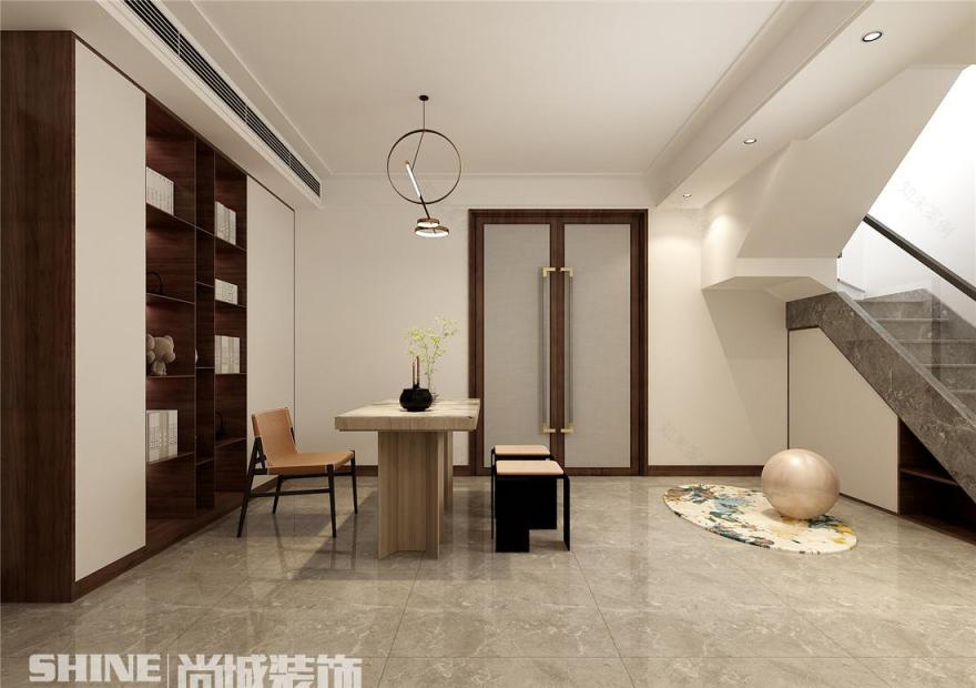 紫郡府新中式风格装修-39