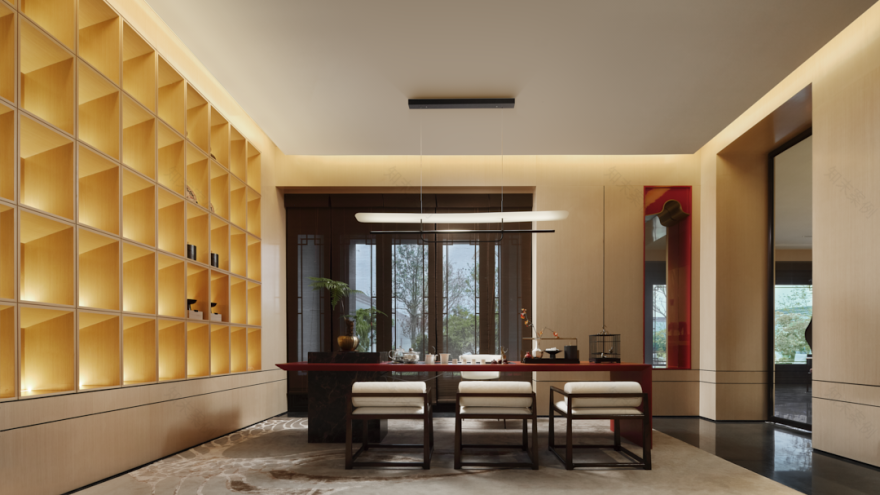 蓝城·就岭南生活体验馆丨中国佛山丨广州大朴艺术设计有限公司,北京居其美业室内设计有限公司-59