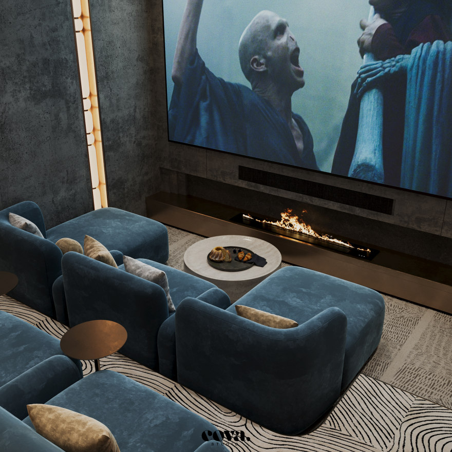 家庭影院丨沙特阿拉伯丨Cova Studio-13