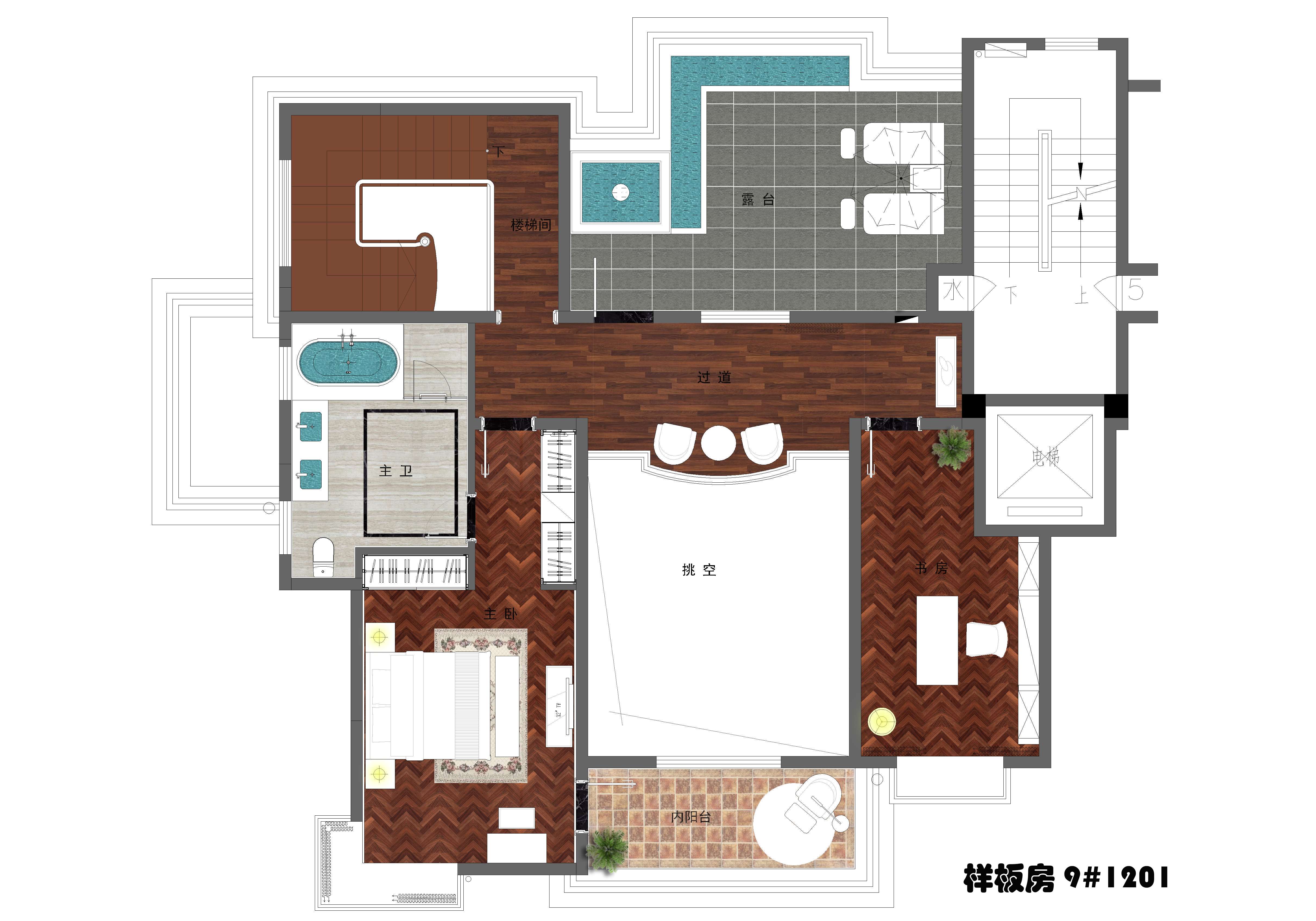 沈育晖雅致法式样板房-1
