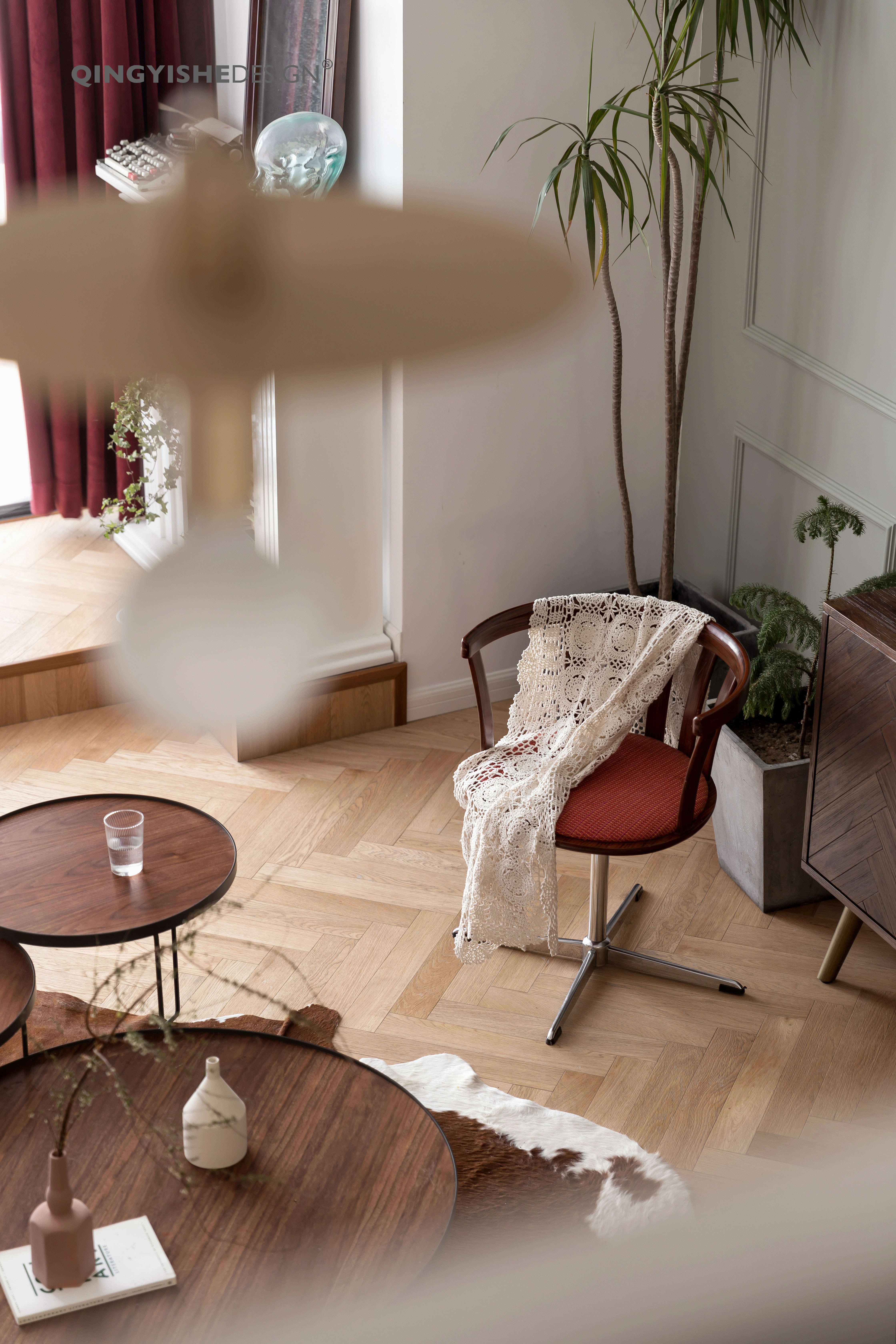 双层复古豪宅 | 层高利用与中古元素的魅力结合-27